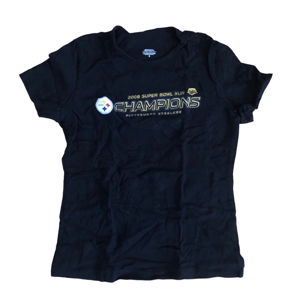 Steelers 2008 Super Bowl Champions t shirt. Size Small.
